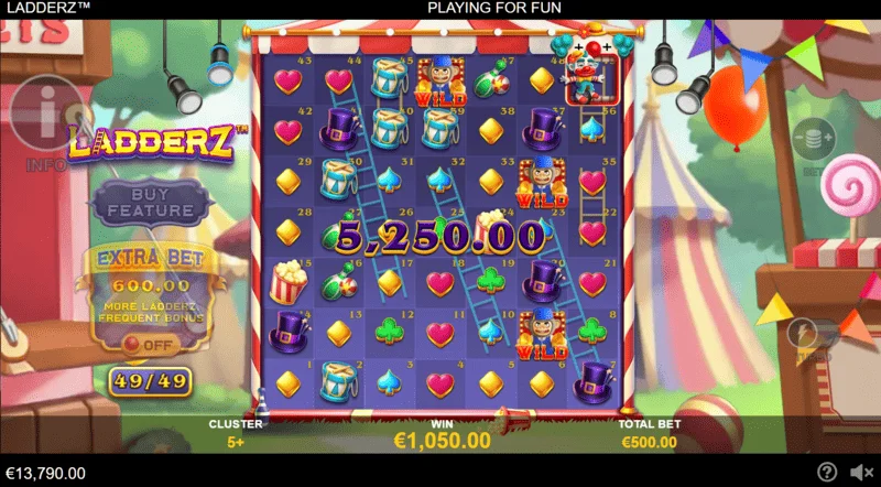 Ladderz - a base game payout